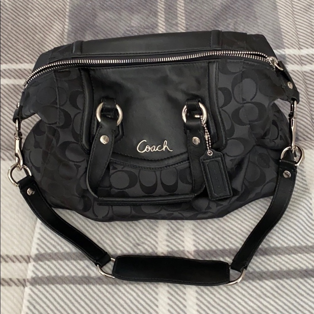 Genuine unused black coach purse